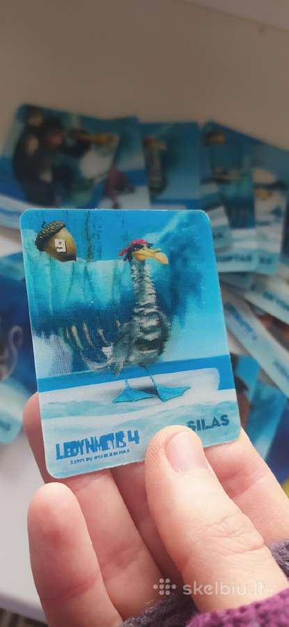 Ledynmečio kortelės (30vnt.) Ice age, Maxima - nuotraukos Nr. 3