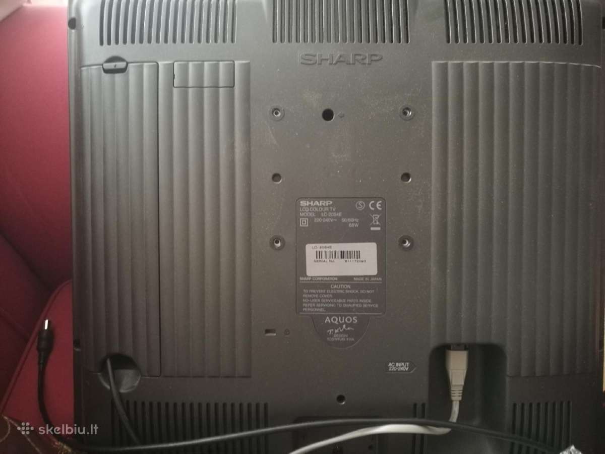 LCD TV Sharp 20" colių - nuotraukos Nr. 4