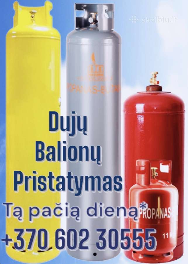 Greitas dujų balionų pristatymas Vilnius/vlnraj - nuotraukos Nr. 16
