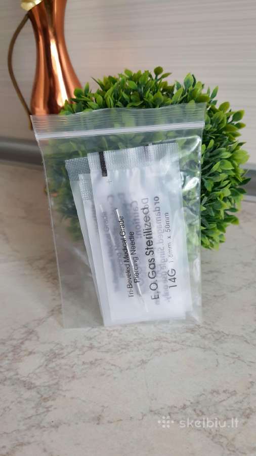 Sterilios adatos įrankis auskarų vėrimui - nuotraukos Nr. 3