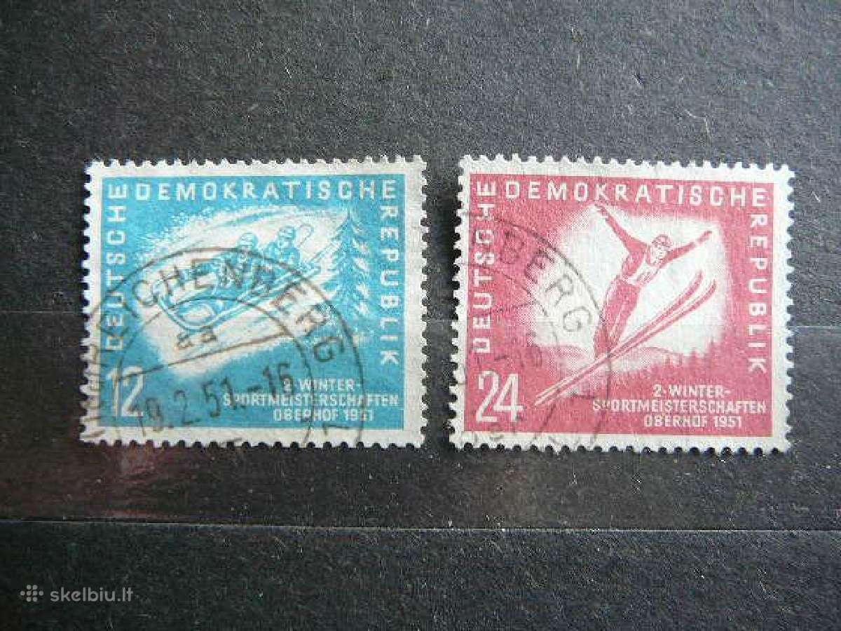 Sportas ziemos Vokietija Dem. 1951 antsp. vdm280