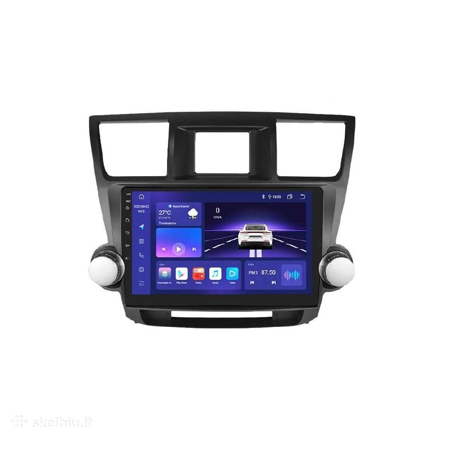 Toyota Highlander 2007-2013 android multimedija - nuotraukos Nr. 3