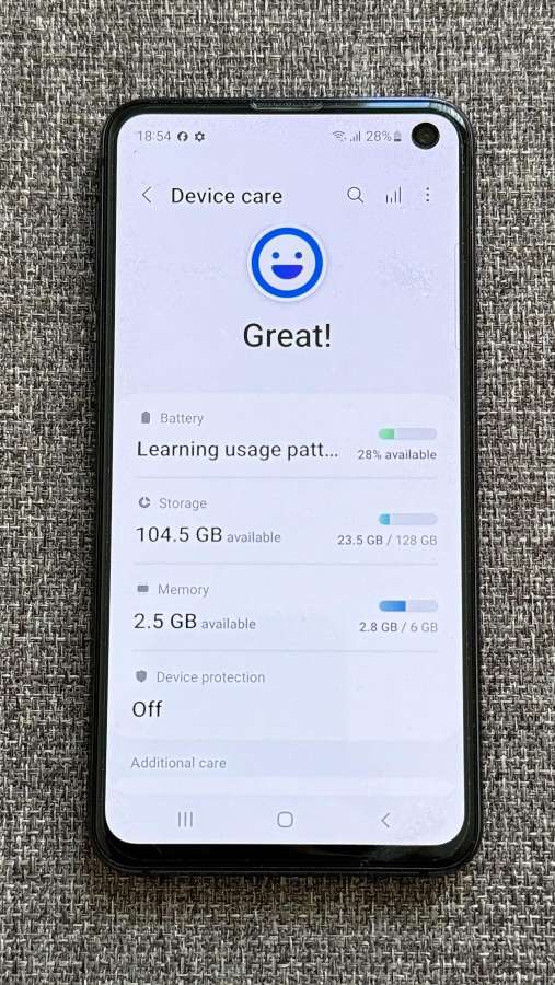 Samsung Galaxy S10e - nuotraukos Nr. 7
