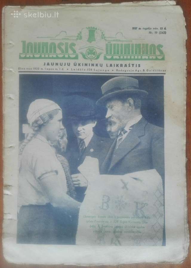 1565. Jaunasis Ūkininkas retas antikvarinis-kolekc - nuotraukos Nr. 5