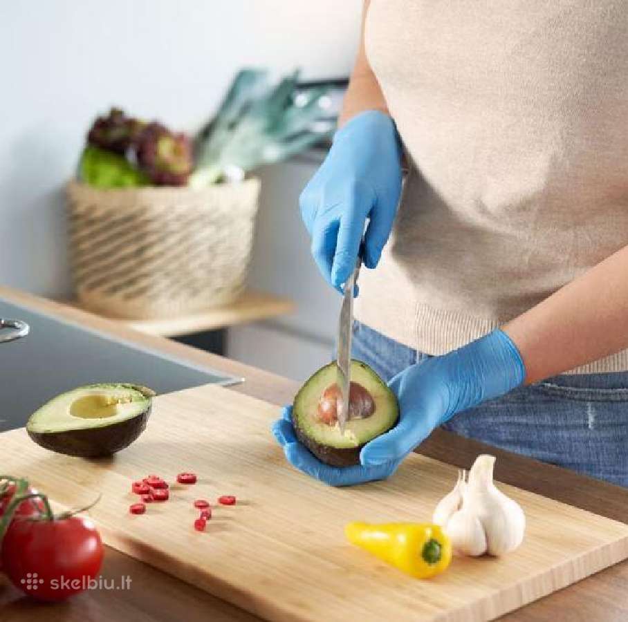 Nitrilo pirštinės Vileda Food Safe, dydis S/m, 40v - nuotraukos Nr. 2