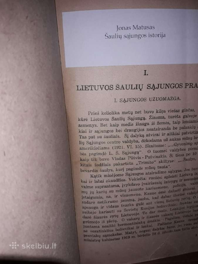J.matusas. Šaulių sąjungos istorija - nuotraukos Nr. 2