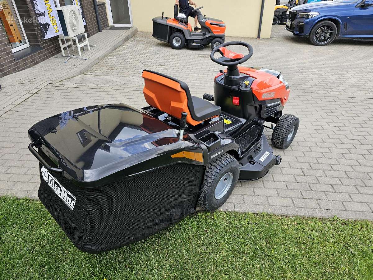 Sodo traktoriukas su krepšiu Oleo Mac 102r/16k - nuotraukos Nr. 4