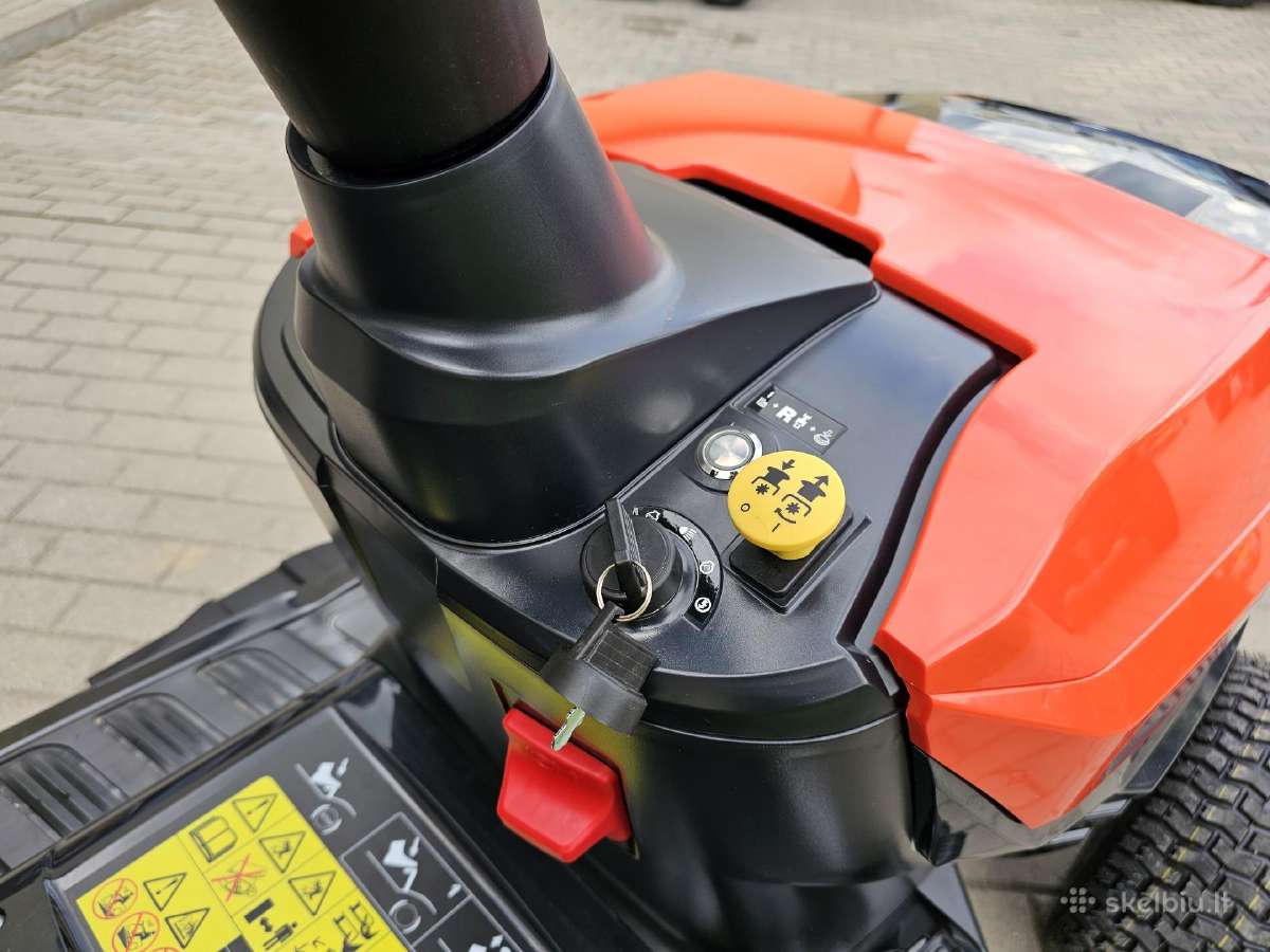 Sodo traktoriukas su krepšiu Oleo Mac 102r/16k - nuotraukos Nr. 7