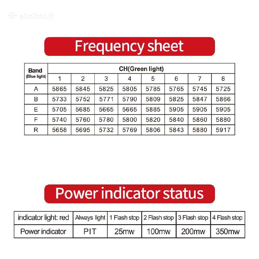 Nauji Hglrc Zeus nano Vtx 350mw 5.8ghz - nuotraukos Nr. 6
