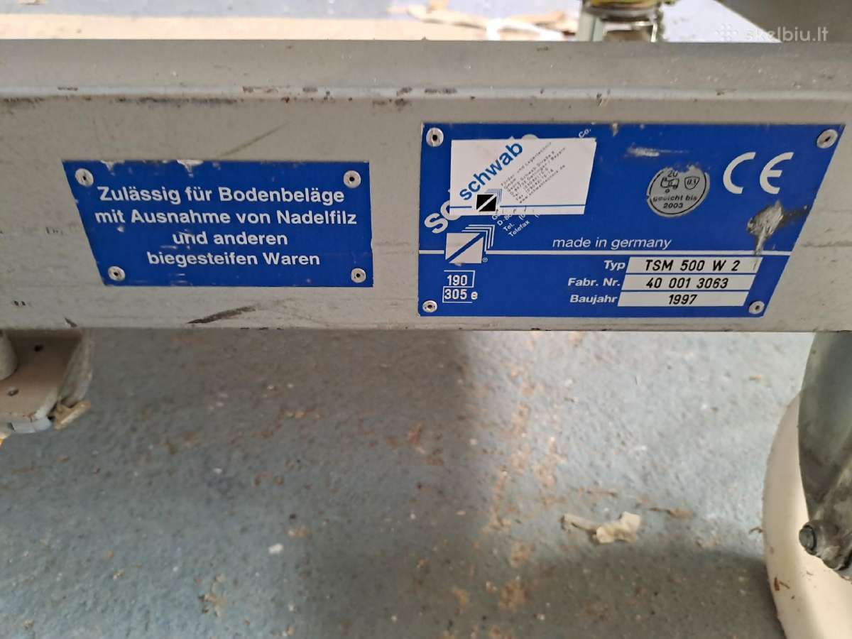 Kilimų, linoleumo, audinio ir pvc pjaustymo mašina - nuotraukos Nr. 3