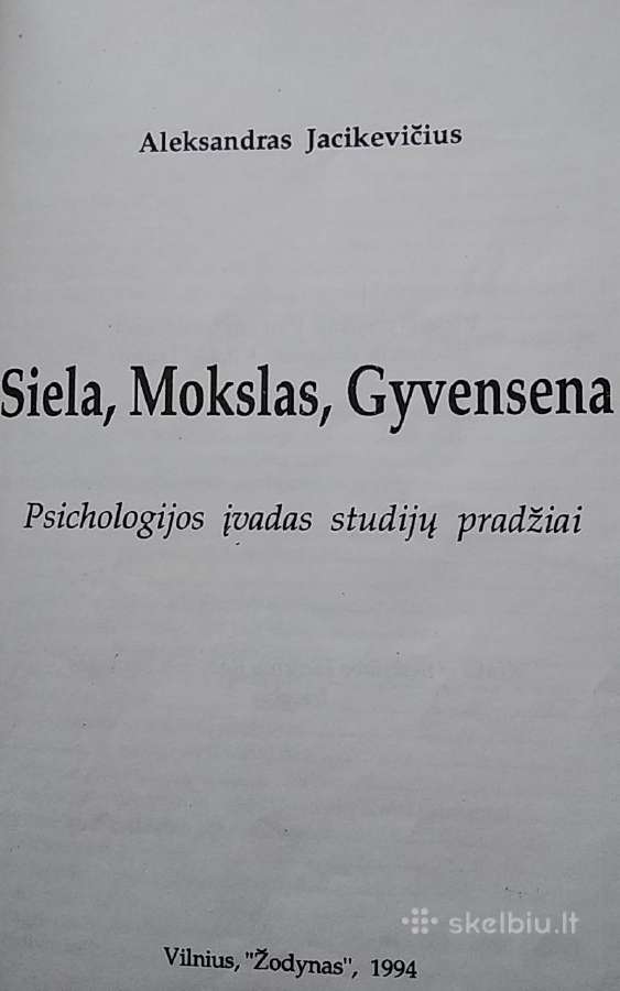 Siela , mokslas, gyvensena - nuotraukos Nr. 4