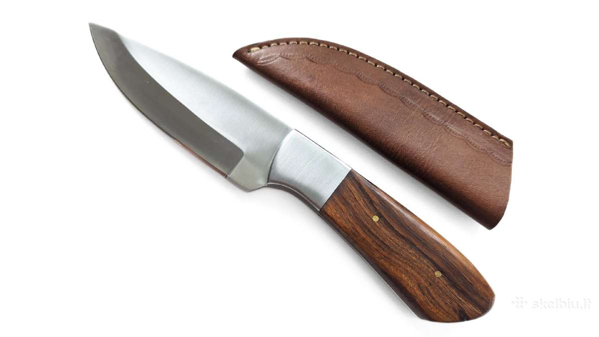 Medžioklinis peilis alyvmedžio rankena 228mm