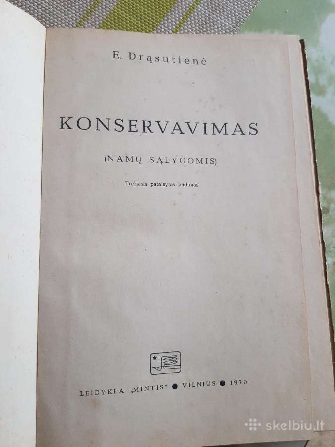Knyga " Konservavimas" - nuotraukos Nr. 2