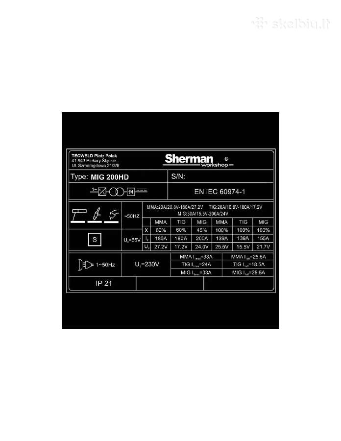 Kempas Sherman 200hd - nuotraukos Nr. 7
