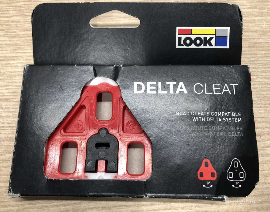 #15 Look Delta Cleat Dviracio Pedalu Ploksteles