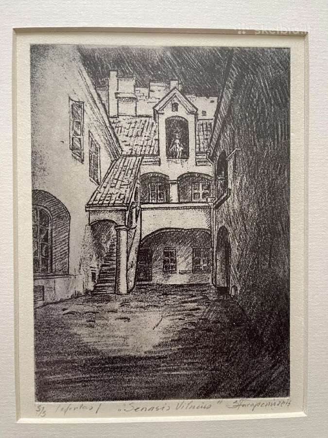 S. Faraponio ofortas Senasis Vilnius - nuotraukos Nr. 2