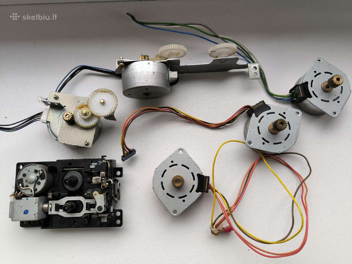 Varikliukai, micro audio kasetės mechanizmas, kase