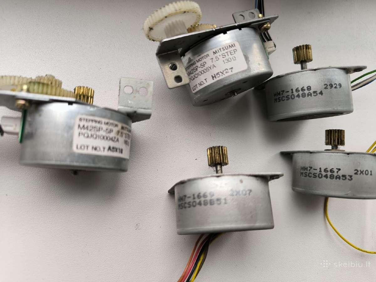 Varikliukai, micro audio kasetės mechanizmas, kase - nuotraukos Nr. 2