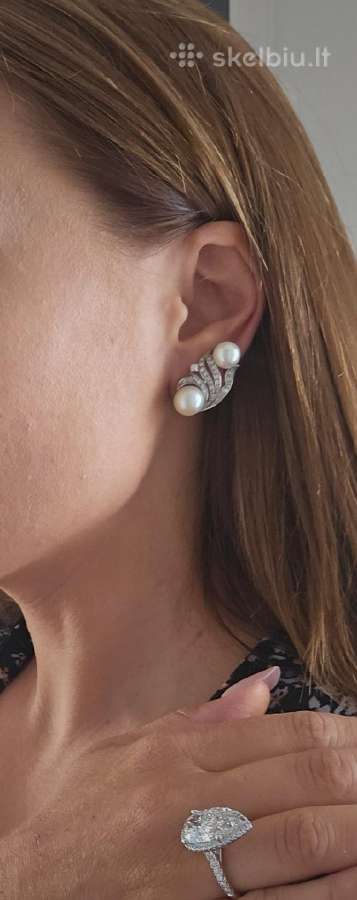 Sertifikuoti auskarai su 0.90ct deimantais - nuotraukos Nr. 6