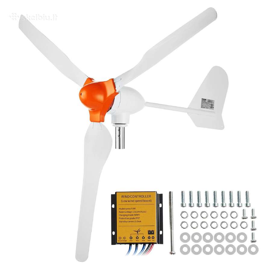 Vėjo jėgainė, generatorius 800w 12v