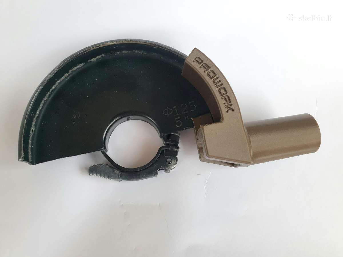 125 mm kampinio šlifuoklio dulkių nusiurbimas - nuotraukos Nr. 3
