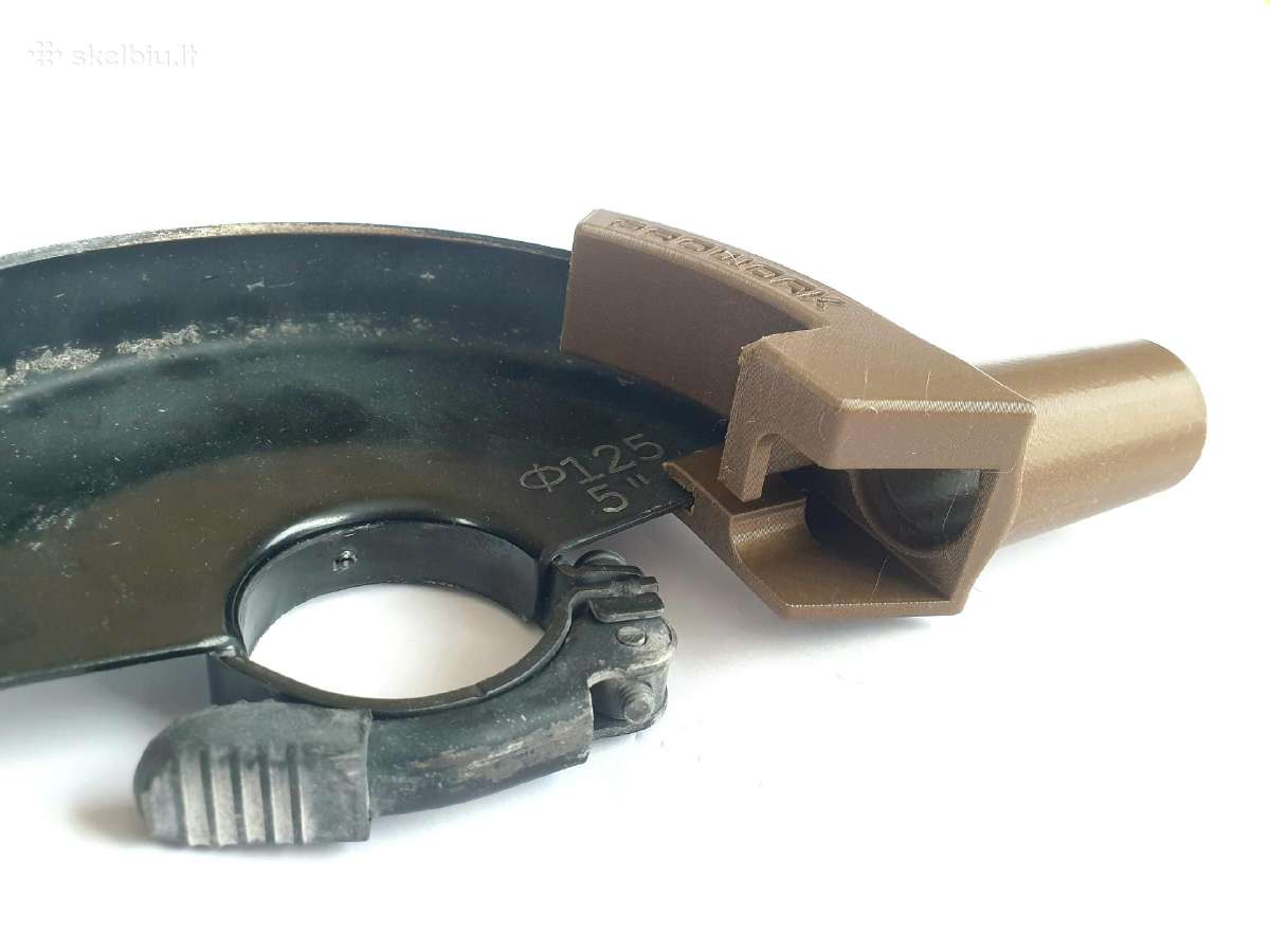 125 mm kampinio šlifuoklio dulkių nusiurbimas - nuotraukos Nr. 4