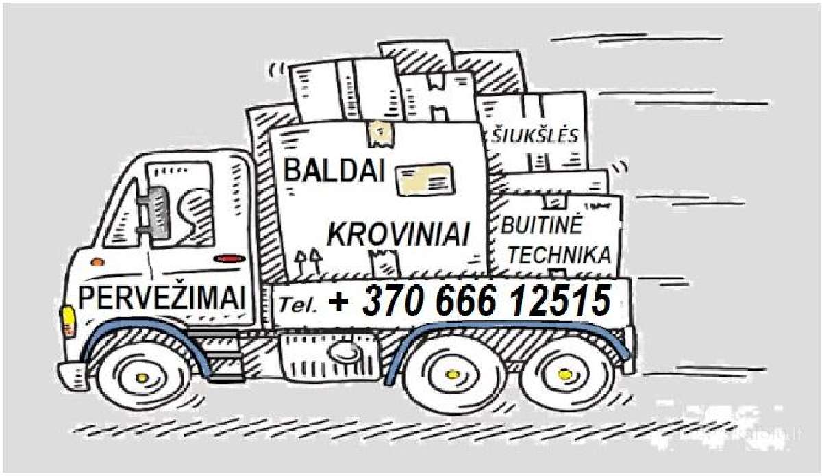 Titas Pervežimai, Perkraustymo, Baldų Išvežimo - nuotraukos Nr. 10