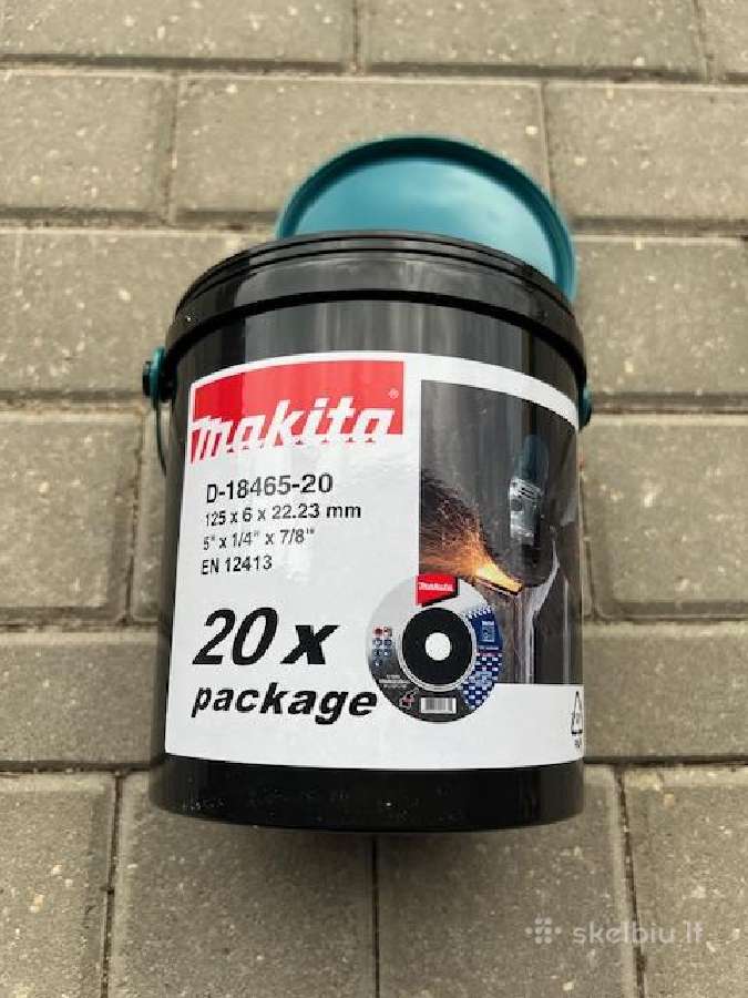 Makita metalo apdirbimo diskai , Komplekte 20vnt.