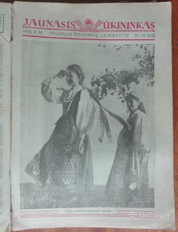 1565h. Jaunasis Ūkininkas retas antikvarinis-kolek - nuotraukos Nr. 6