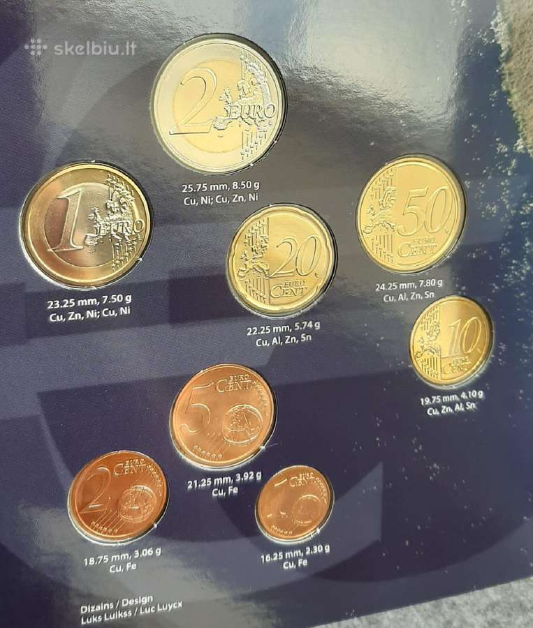 2014m. Latvijos euro monetų rinkinys - nuotraukos Nr. 5