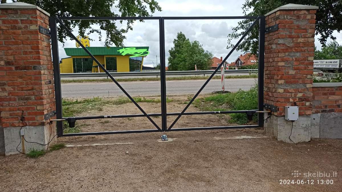 Vartų automatika,nustumiami vartai, suvirinimas - nuotraukos Nr. 10