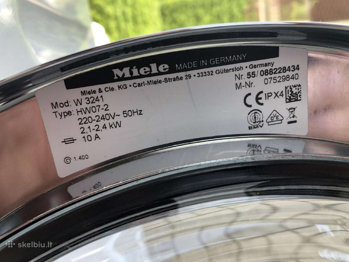 Miele W3241 - nuotraukos Nr. 10