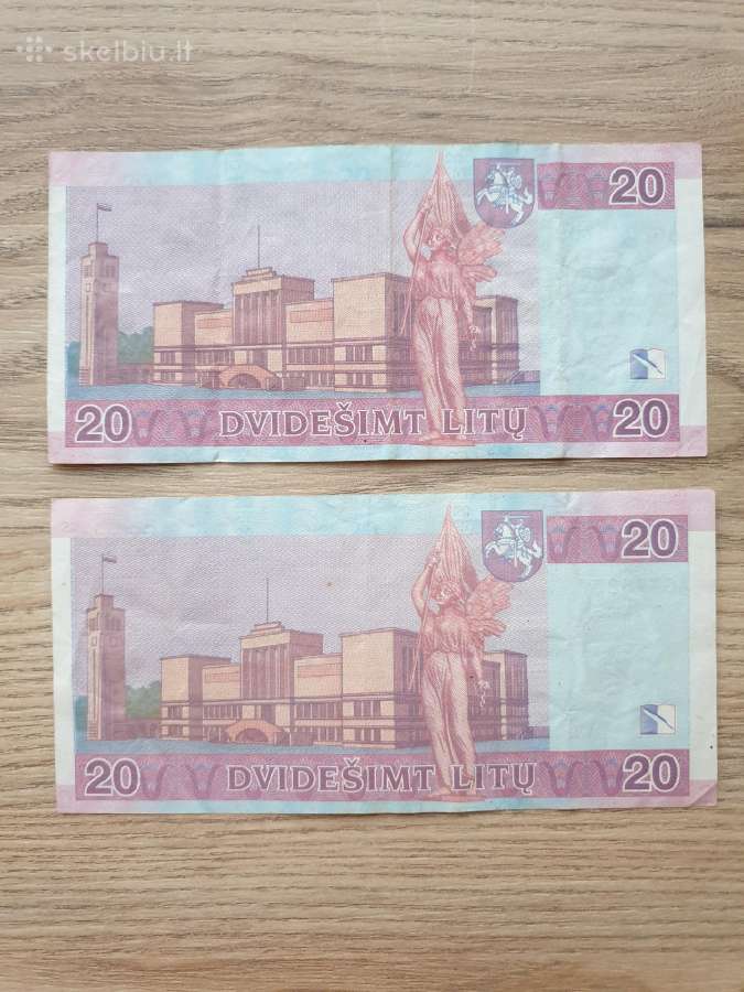 Apyvartiniai litai banknotai - nuotraukos Nr. 10