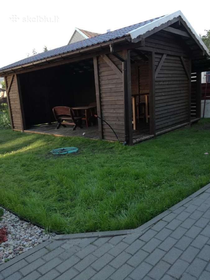 Medinės stoginės automobiliams, pavėsinės,terasos. - nuotraukos Nr. 16