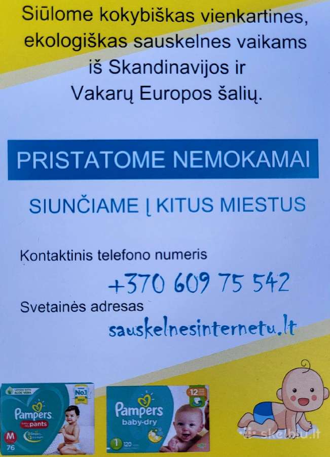 Skandinaviskos vokiskos angliskos sauskelnes - nuotraukos Nr. 2