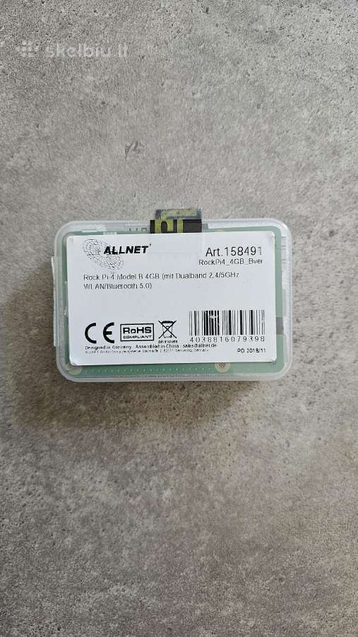 Rock Pi 4 Model B 4gb Iot kompiuteris - nuotraukos Nr. 2
