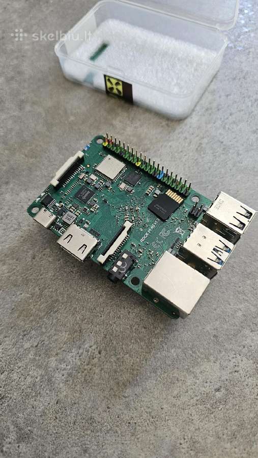 Rock Pi 4 Model B 4gb Iot kompiuteris