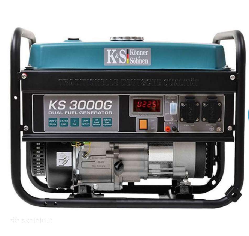 Generatorius Konner&sohnen Ks3000g dujos benzinas