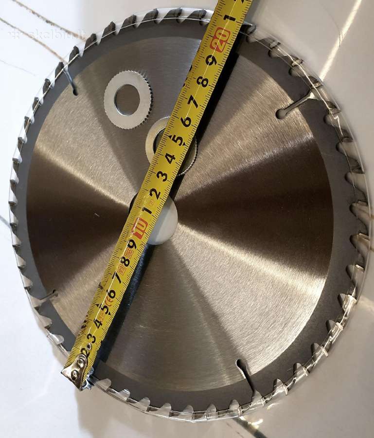 Diskinis medienos pjūklas, 210 mm diametras - nuotraukos Nr. 3