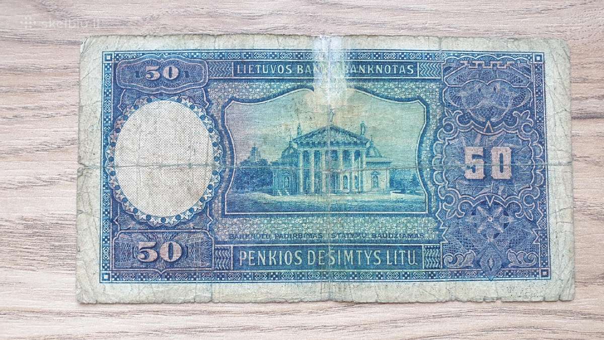 1928 metų 50 smetoniškų litų - nuotraukos Nr. 2