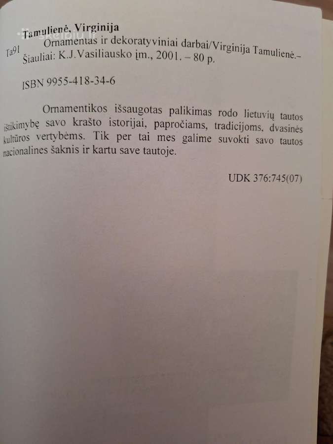 Ornamentas ir dekoratyviniai darbai - nuotraukos Nr. 3