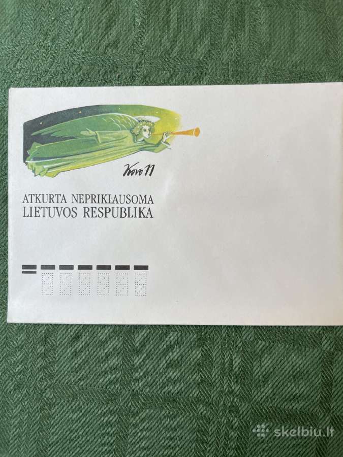 Lietuvos pašto 1990 ir 1991 metų proginiai vokai - nuotraukos Nr. 5