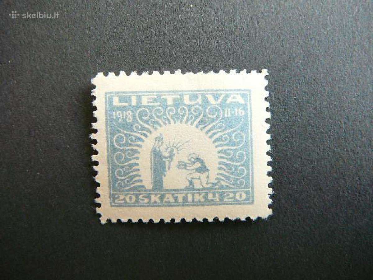Lietuva 1920 Nepriklausoma 2m. 20sk. Mlh lit67s