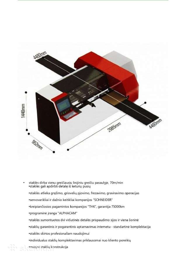 CNC,laminavimas.