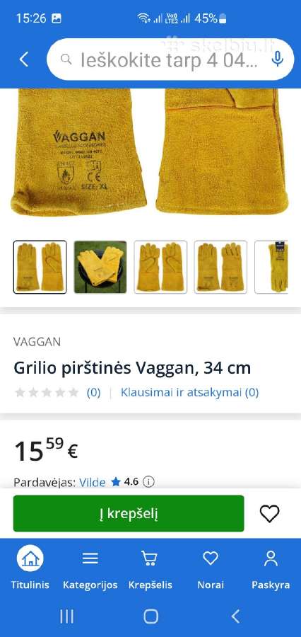 Suvirintojo, grilio,saslikines pirstines - nuotraukos Nr. 2