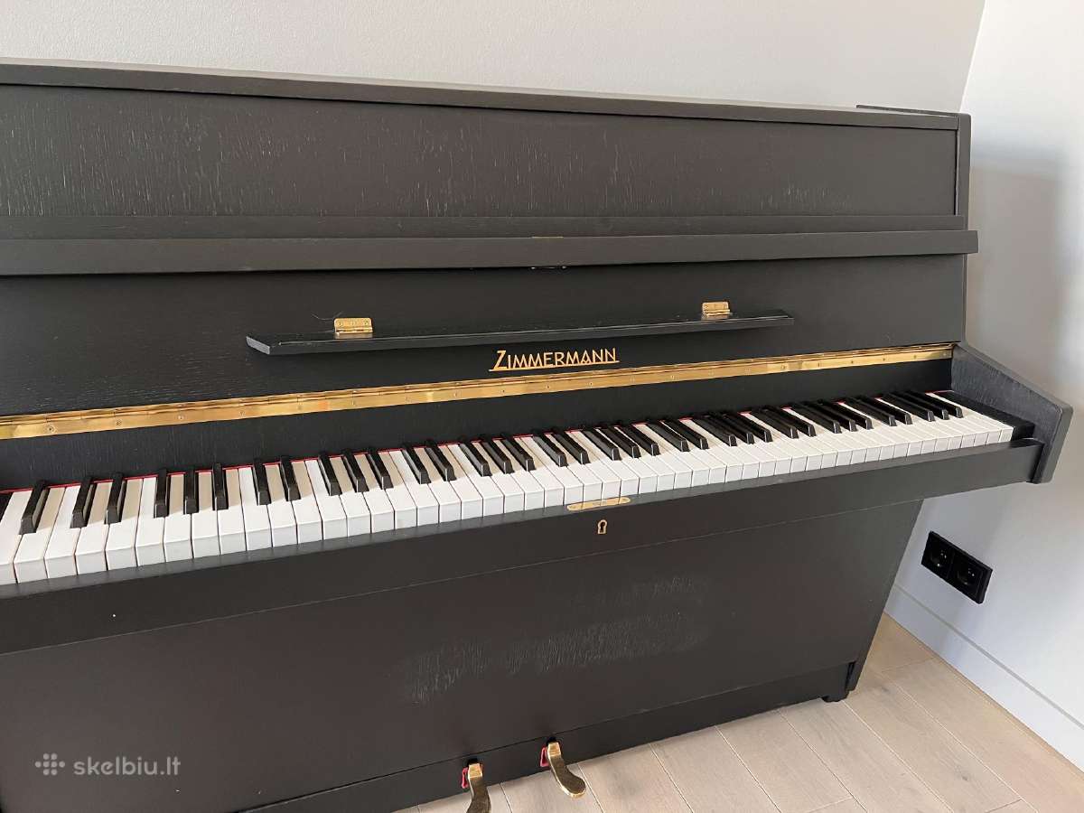 Zimmerman juodas pianinas - nuotraukos Nr. 4