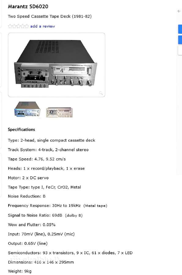 Marantz Sd 6020 Onkyo Ta-2055 Ta-2360 - nuotraukos Nr. 7
