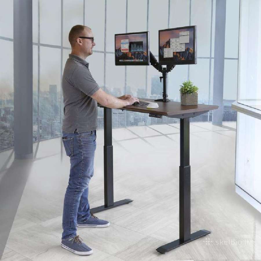 Elektrinis Reguliuojamo aukščio stalas 140cm - nuotraukos Nr. 5