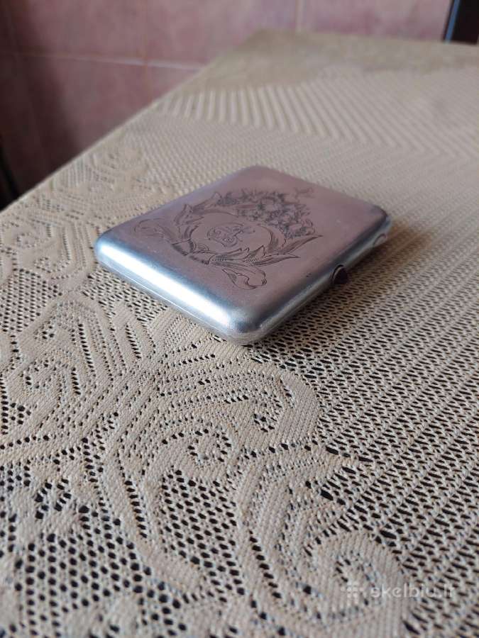 Sidabras (galvutė 875 ). Labai Gražus Paauksuotas - nuotraukos Nr. 5