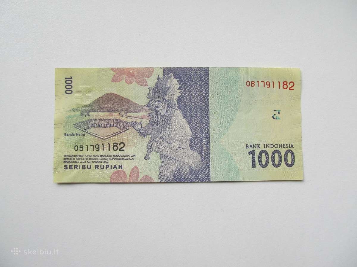 1000 ir 2000 rupiju , Indonezija , 2016 - nuotraukos Nr. 2